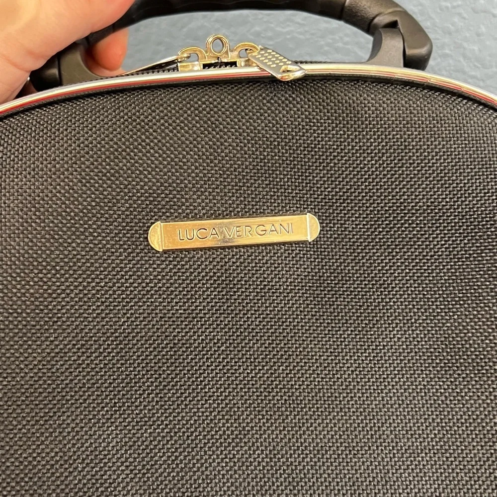 Luca Vergani Black Cosmetic Travel Bag (No Strap)